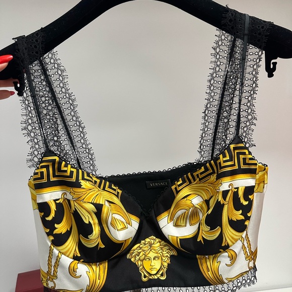 Versace Womens Barocco Rodeo Silk Crop - Picture 4 of 7